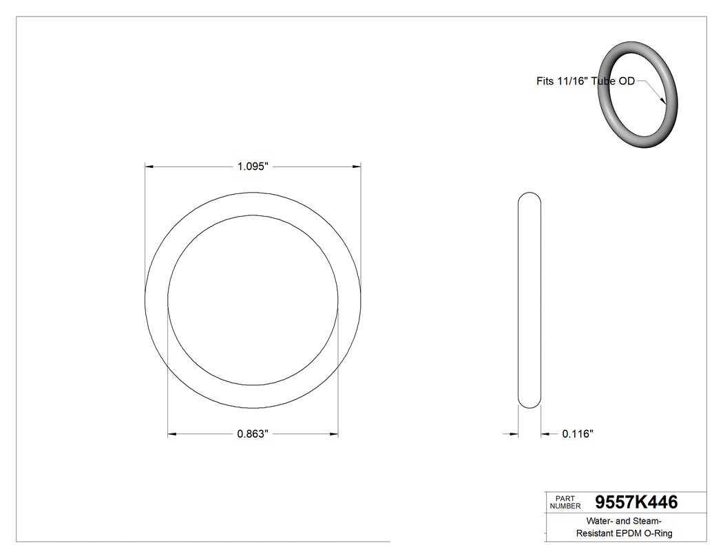 Technical drawing - 9557K446